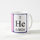 Tasse für den periodischen Tabellennamen (VorderseiteRechts)