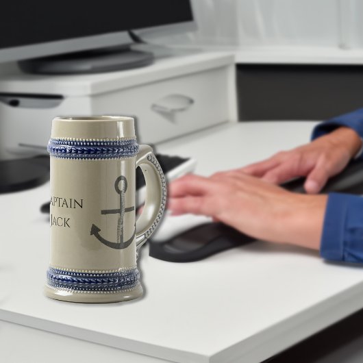 Tasse für den personalisierten Kapitän