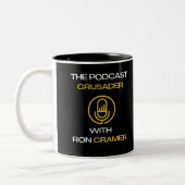 Tasse für den Podcast-Kreuzfahrer mit Ron Cramer (Links)