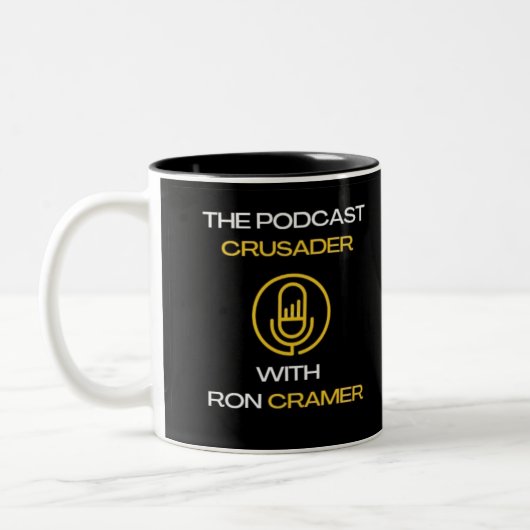Tasse für den Podcast-Kreuzfahrer mit Ron Cramer (Links)