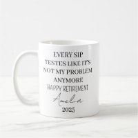 Tasse für den Ruhestand, Kaffee-Tasse für den indi