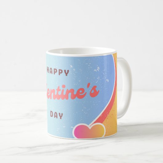 Tasse für den Valentinstag (VorderseiteRechts)