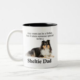 Tasse für den Vater-Dreifarbsheltie