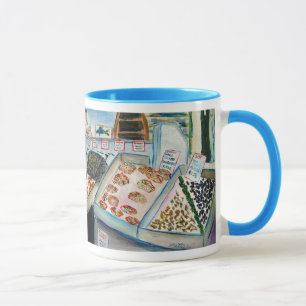 Tasse für den Verkauf von Meeresfrüchten (Pike Pla