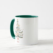 Tasse für den Weihnachtsbaum nach Maß (Vorderseite Links)