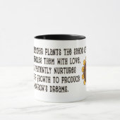 Tasse für den Wissenslehrer (Zentrum)