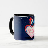 Tasse für die benutzerdefinierte Farbe - Combo-Kaf (Vorderseite Links)