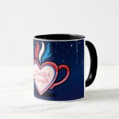 Tasse für die benutzerdefinierte Farbe - Combo-Kaf (VorderseiteRechts)