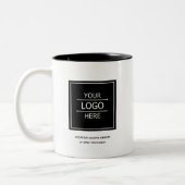 Tasse für die benutzerdefinierte schwarze Firmenbe (Links)