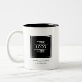 Tasse für die benutzerdefinierte schwarze Firmenbe