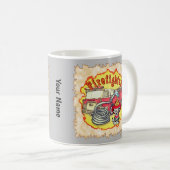 Tasse für die Feuerwehr von Welpenhunden (VorderseiteRechts)