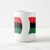 Tasse für die Flagge Afrikas (UNIA) (Mittel)