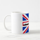 Tasse für die Jack-Flagge der London Eye Skyline U (Links)