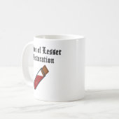 Tasse für die kleinere Wiederherstellung (Vorderseite Links)