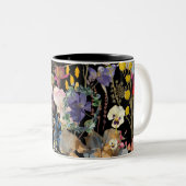 Tasse für die künstlerische Multicolor-Blume (VorderseiteRechts)