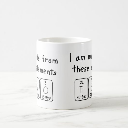 Tasse für die periodische Tabelle Tibo (Mittel)