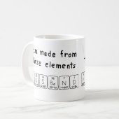 Tasse für die periodische Verwendung von Husband-T (Vorderseite Links)