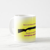 Tasse für die Schusswaffensicherheit (Vorderseite Links)