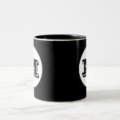 Tasse für die schwarze Monogramm-Kaffeemaschine (Mittel)