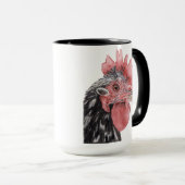 Tasse für die schwarze Wasserfarbe (VorderseiteRechts)