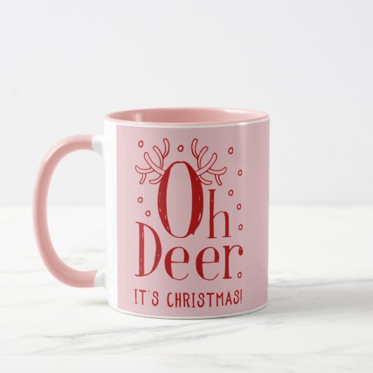 Tasse für die Weihnachtsbilderkaffee (Links)