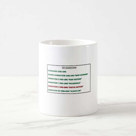 Tasse für die Z-Generation (Mittel)