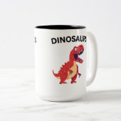 Tasse für Dinosaurier (VorderseiteRechts)