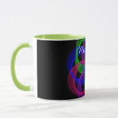 Tasse für Doppelschleife Geometric Math Art (Links)
