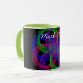 Tasse für Doppelschleife Geometric Math Art (Vorderseite Links)