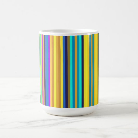 Tasse für dynamische vertikale Streifen (Mittel)