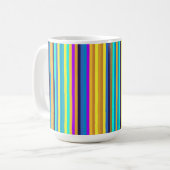 Tasse für dynamische vertikale Streifen (Vorderseite Links)