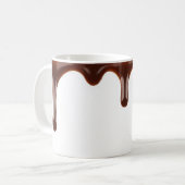 Tasse für echte Schokolade-Tropfen (Vorderseite Links)