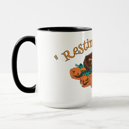Tasse für ein Halloween-Geschenk (Links)