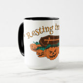 Tasse für ein Halloween-Geschenk (Vorderseite Links)
