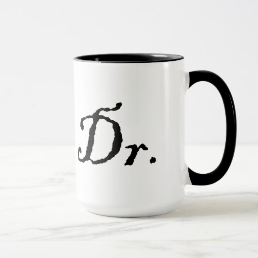 Tasse für einen Doktor (Rechts)