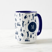 Tasse für einen Golfer (VorderseiteRechts)