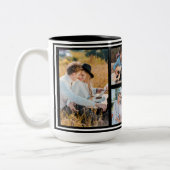 Tasse für einfache benutzerdefinierte Familienfoto (Links)