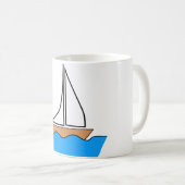 Tasse für einfaches Schiff (VorderseiteRechts)