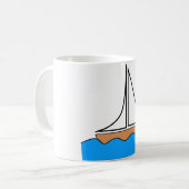 Tasse für einfaches Schiff (Vorderseite Links)