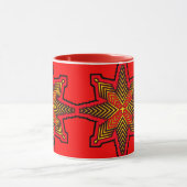Tasse für farbenfrohe 3D Digital Art (Zentrum)