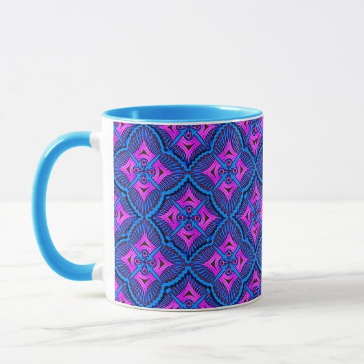 Tasse für farbenfrohe 3D Digital Art (Links)