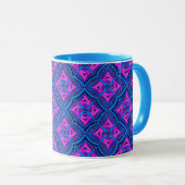 Tasse für farbenfrohe 3D Digital Art (VorderseiteRechts)