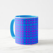 Tasse für farbenfrohe 3D Digital Art (Vorderseite Links)