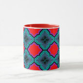 Tasse für farbenfrohe 3D Digital Art (Zentrum)