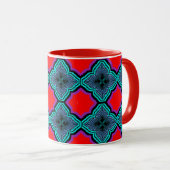 Tasse für farbenfrohe 3D Digital Art (VorderseiteRechts)