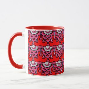 Tasse für farbenfrohe 3D Digital Art