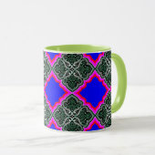 Tasse für farbenfrohe 3D Digital Art (VorderseiteRechts)