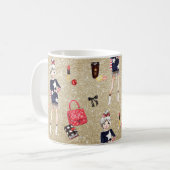 Tasse für fernsehsüchtige Kaffeekochen (Vorderseite Links)