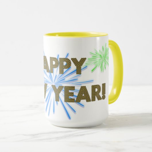 Tasse für Feuerwerkskörper (VorderseiteRechts)