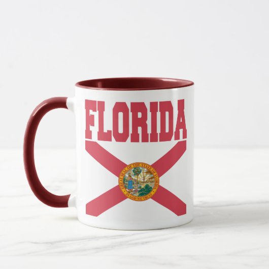 Tasse für Flaggen des Staates Florida (Links)